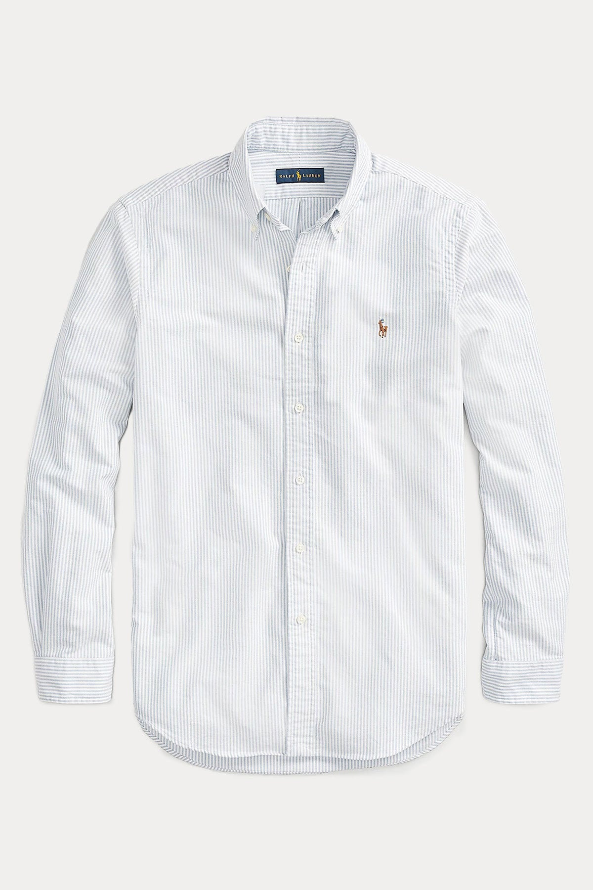 Polo Ralph Lauren Slim Fit Çizgili Oxford Gömlek