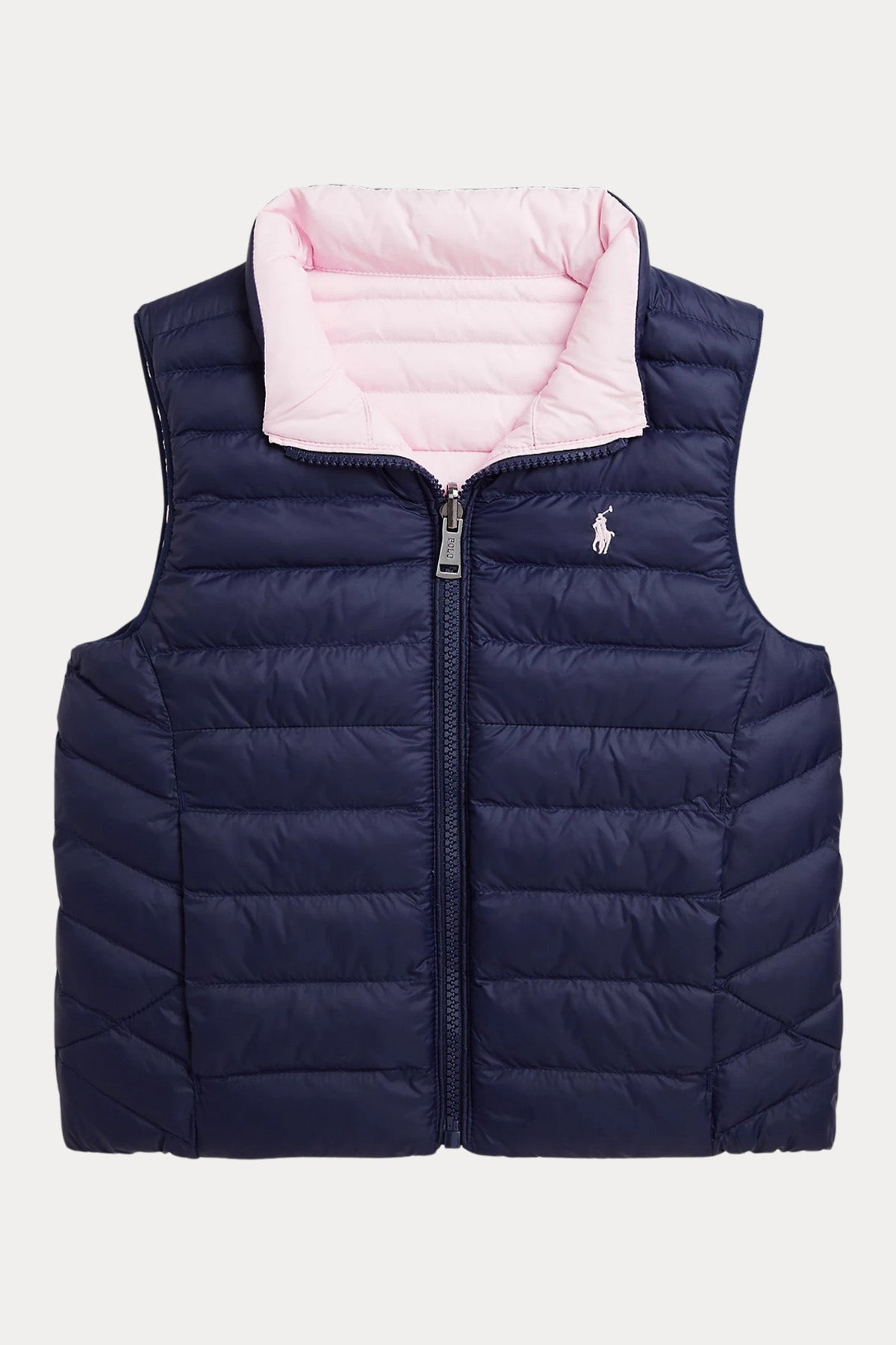 Polo Ralph Lauren Kids 5 Yaş Kız Çocuk Çift Taraflı Puffer Yelek