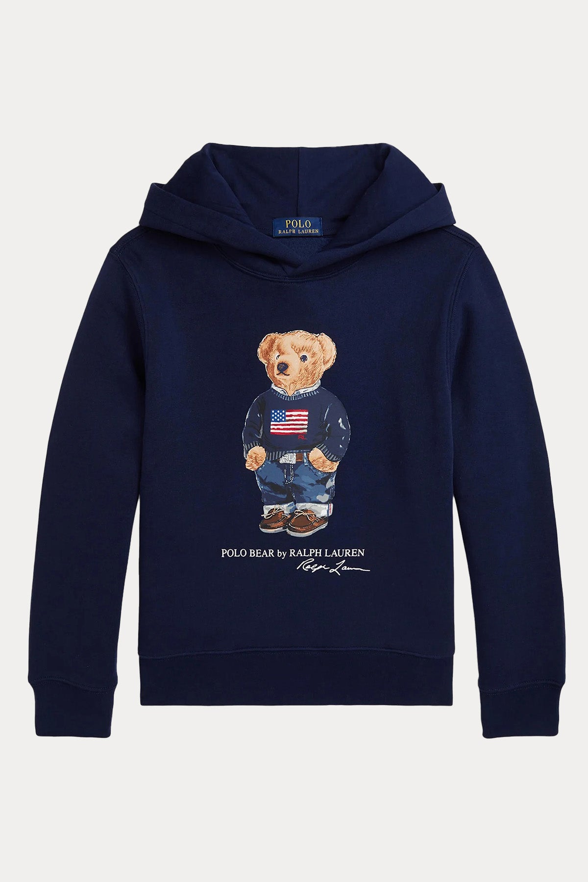 Polo Ralph Lauren Kids S-L Beden Unisex Çocuk Polo Bear Kapüşonlu Sweatshirt