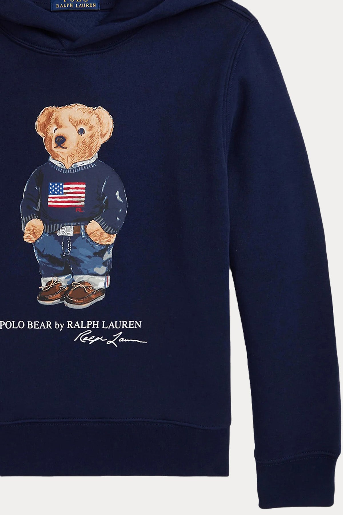 Polo Ralph Lauren Kids S-L Beden Unisex Çocuk Polo Bear Kapüşonlu Sweatshirt