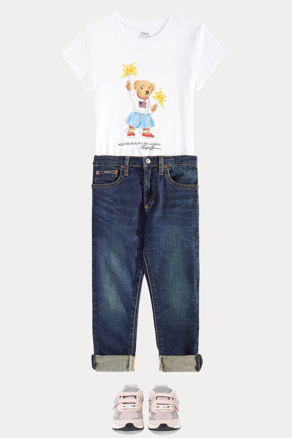 Polo Ralph Lauren Kids 2-6 Yaş Kız Çocuk Polo Bear T-shirt