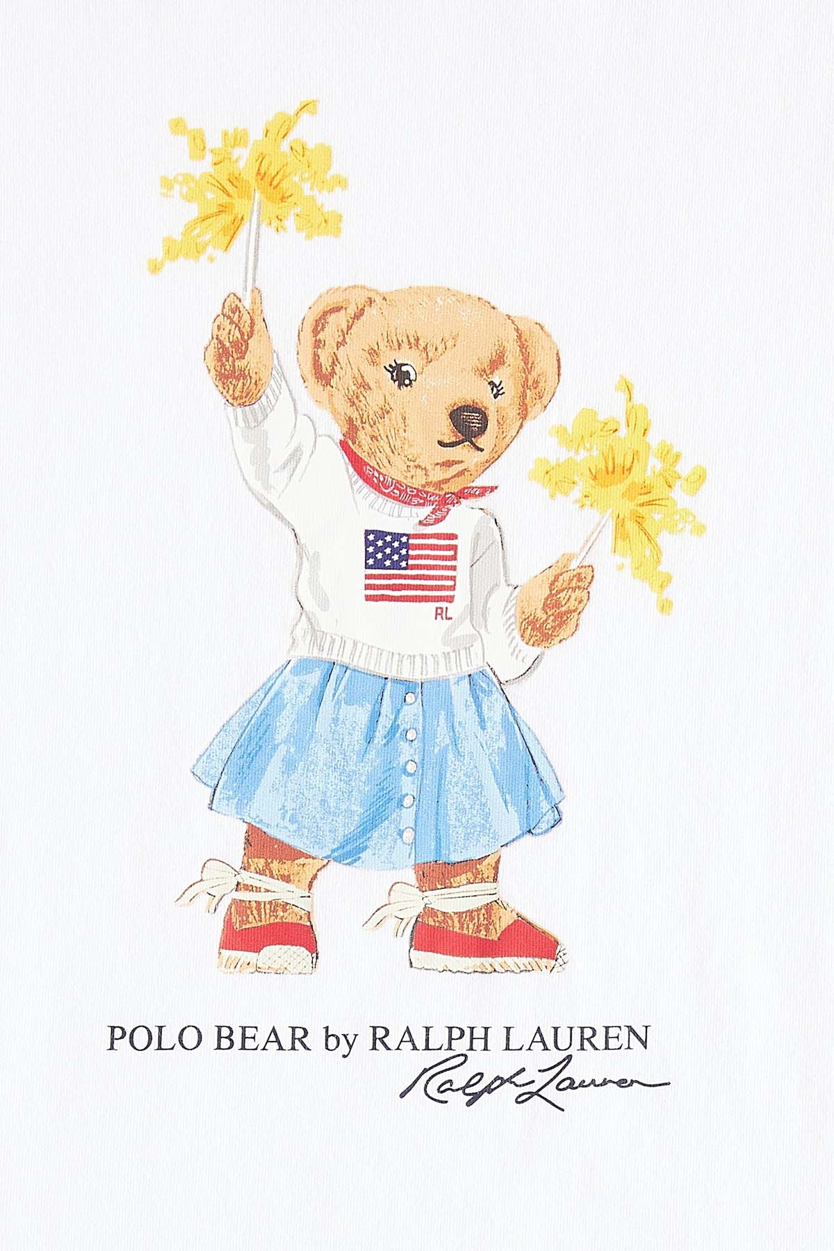 Polo Ralph Lauren Kids 2-6 Yaş Kız Çocuk Polo Bear T-shirt