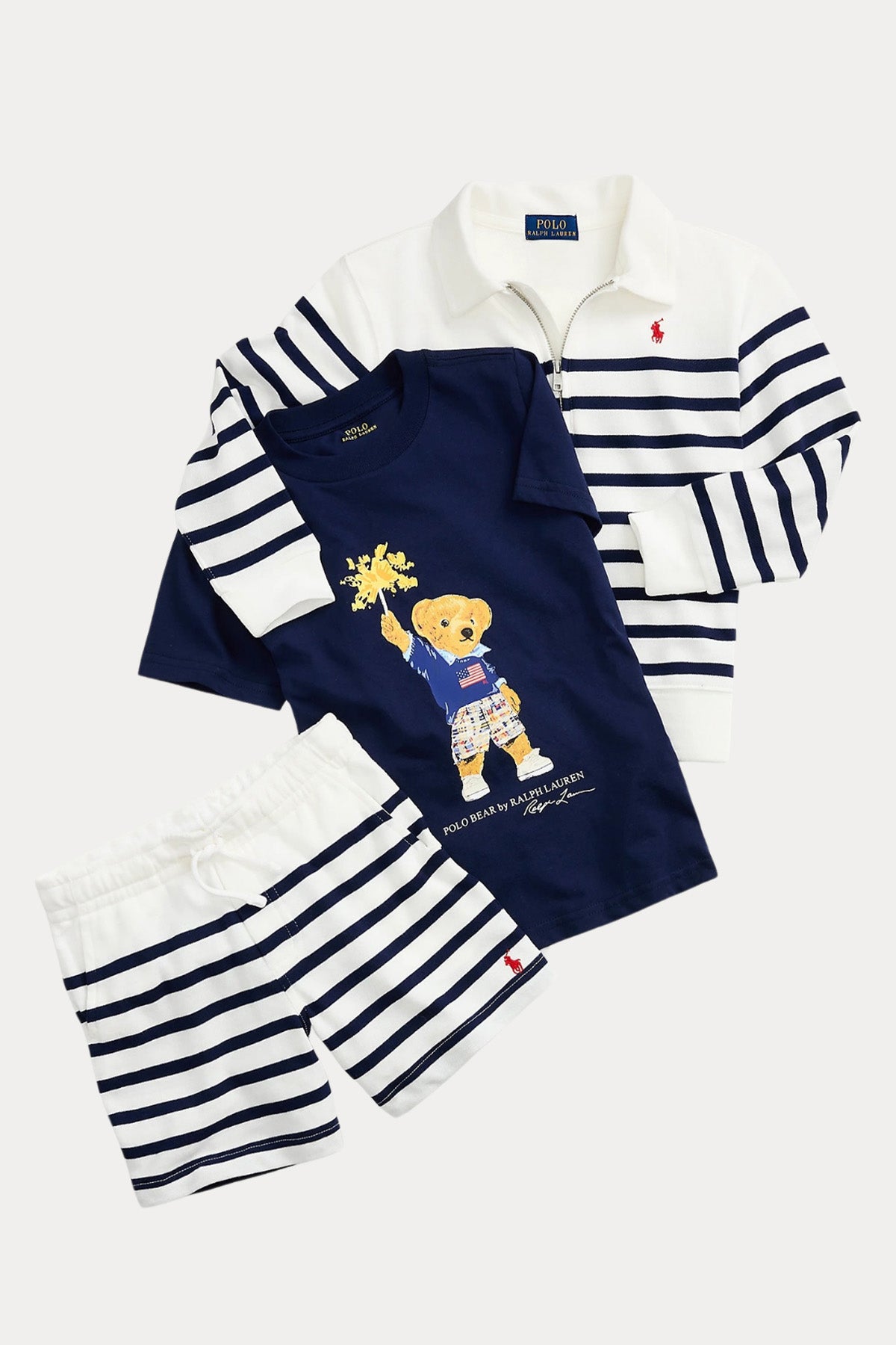 Polo Ralph Lauren Kids 2-7 Yaş Unisex Çocuk Polo Bear T-shirt