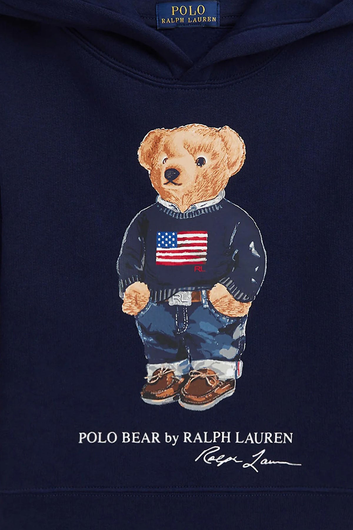 Polo Ralph Lauren Kids 5-7 Yaş Unisex Çocuk Polo Bear Kapüşonlu Sweatshirt