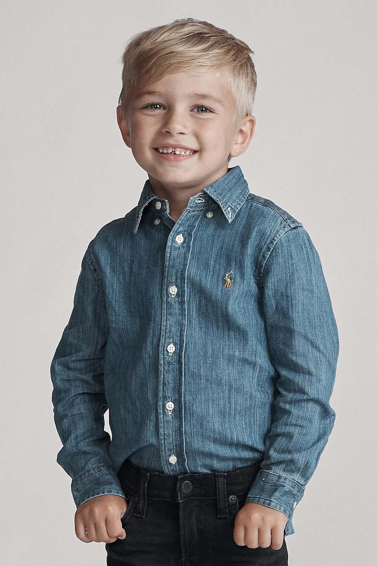 Polo Ralph Lauren Kids 2-6 Yaş Erkek Çocuk Denim Gömlek