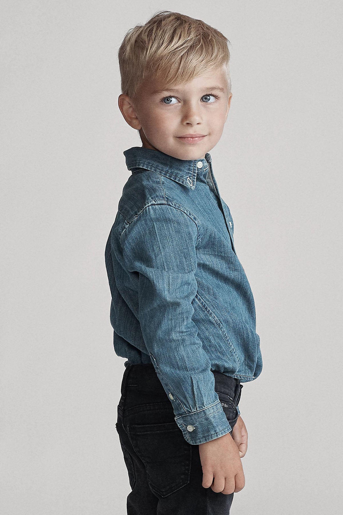 Polo Ralph Lauren Kids 2-6 Yaş Erkek Çocuk Denim Gömlek