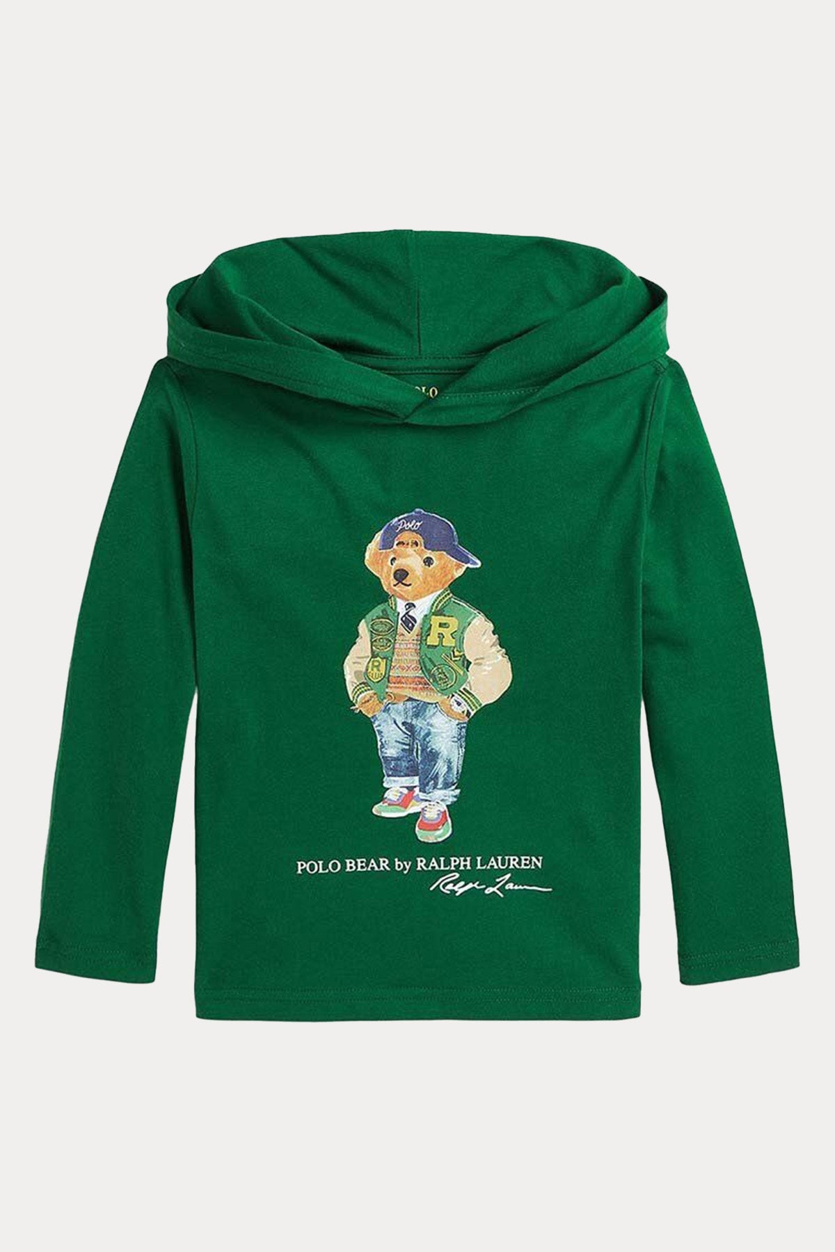 Polo Ralph Lauren Kids 4-5 Yaş Unisex Çocuk Kapüşonlu Polo Bear T-shirt