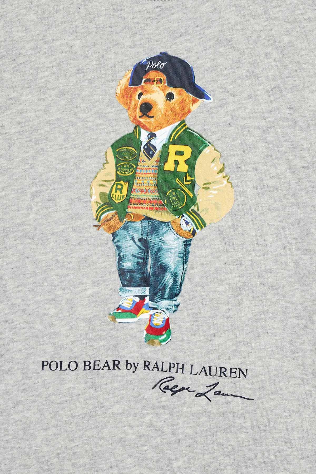 Polo Ralph Lauren Kids S-L Beden Unisex Çocuk Polo Bear Sweatshirt