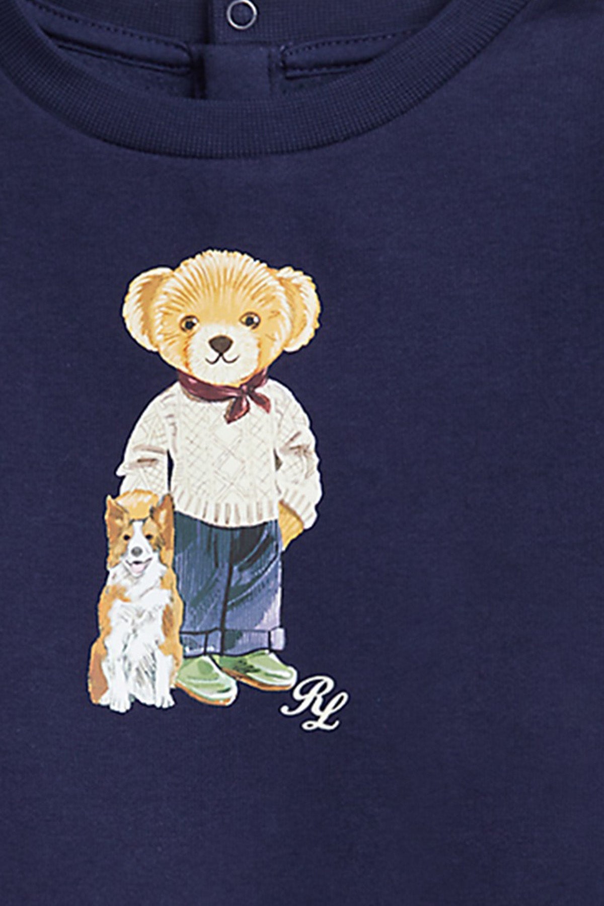 Polo Ralph Lauren Kids 6-9 Aylık Unisex Bebek Polo Bear Tulum