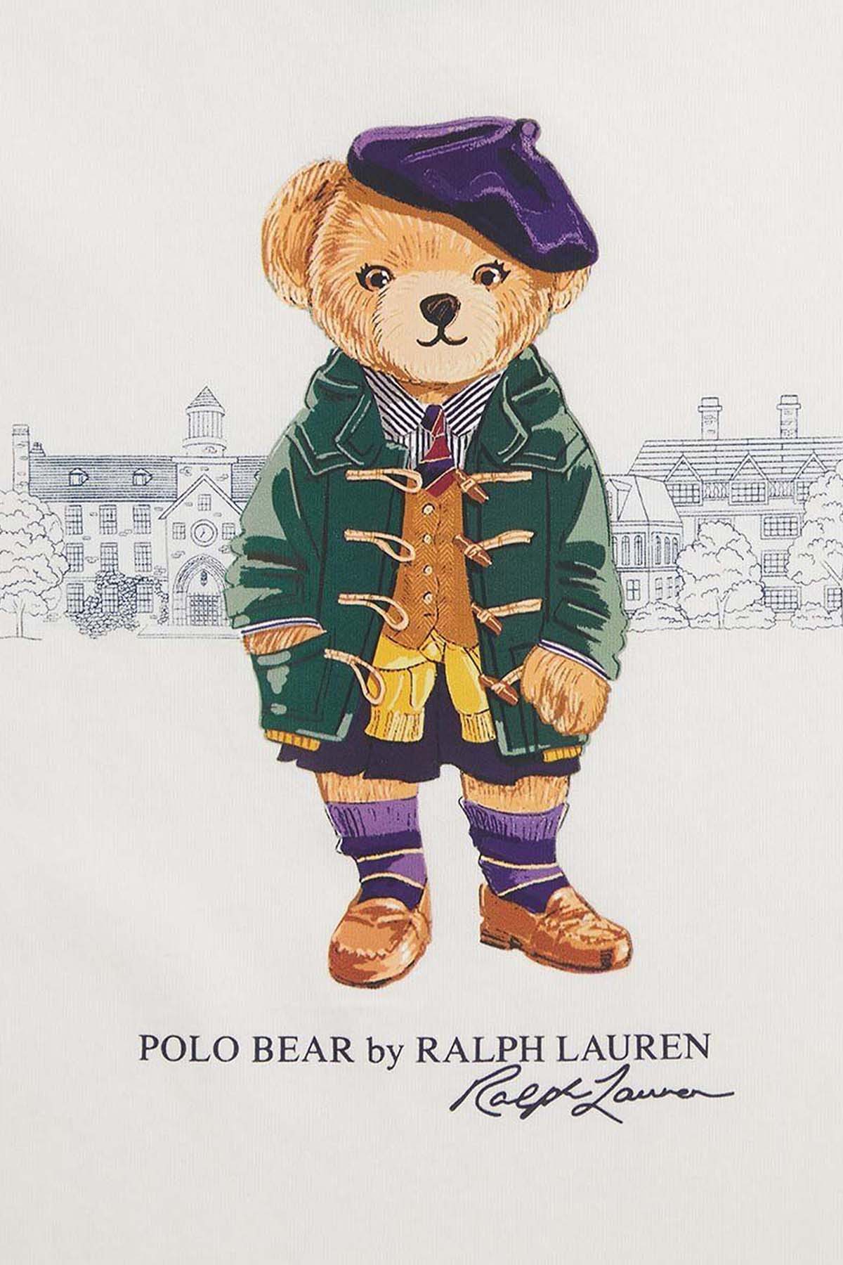 Polo Ralph Lauren Kids 4-6 Yaş Kız Çocuk Polo Bear T-shirt