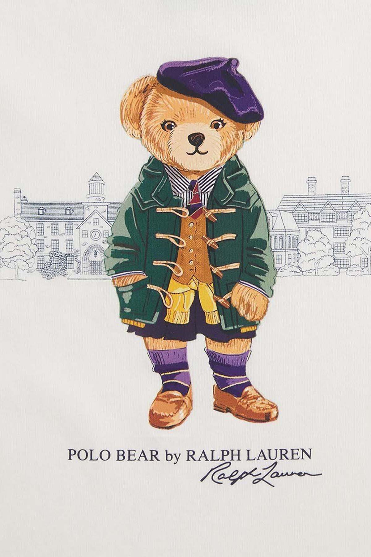 Polo Ralph Lauren Kids S-XL Beden Kız Çocuk Polo Bear T-shirt