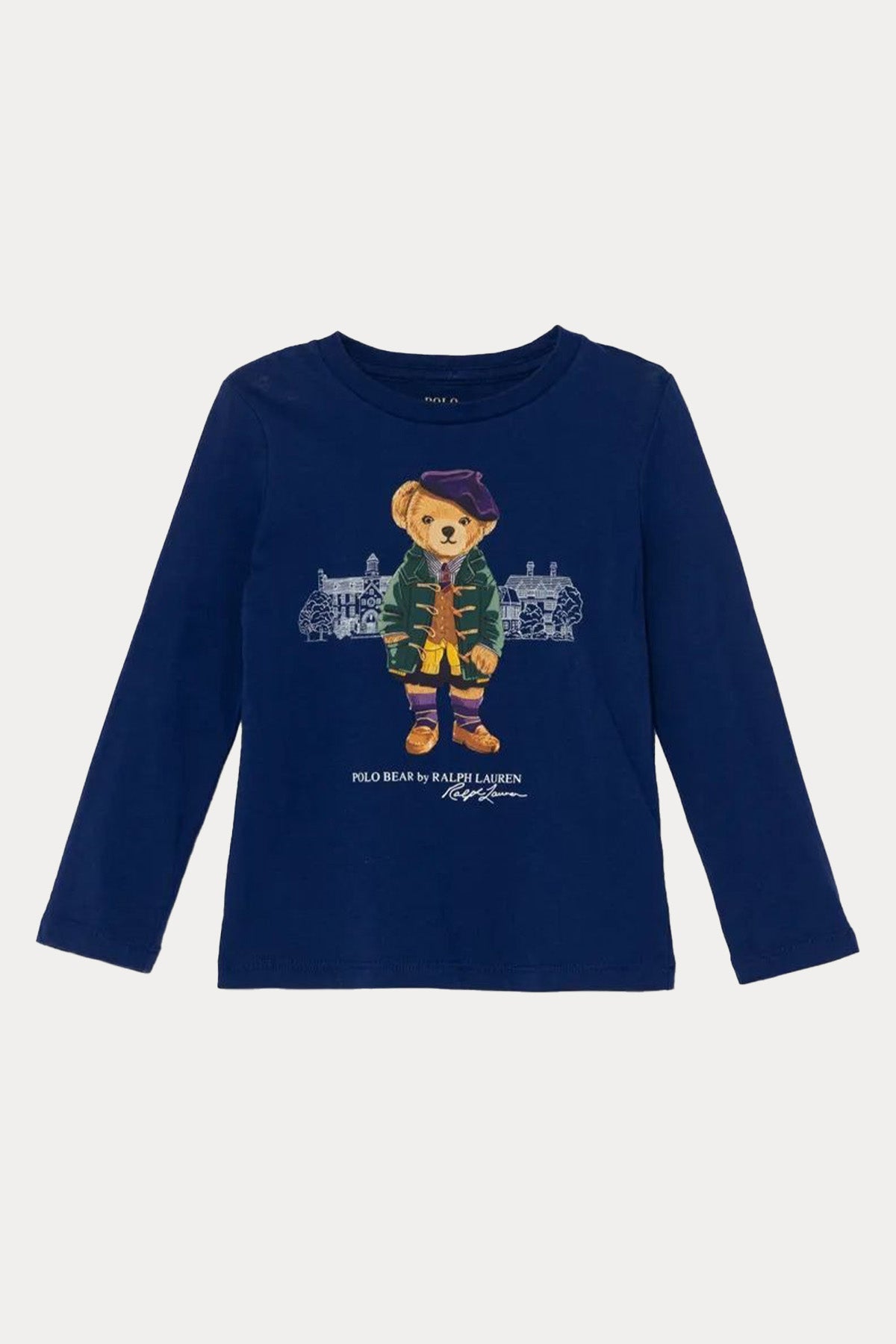 Polo Ralph Lauren Kids 2-4 Yaş Kız Çocuk Uzun Kollu Polo Bear T-shirt