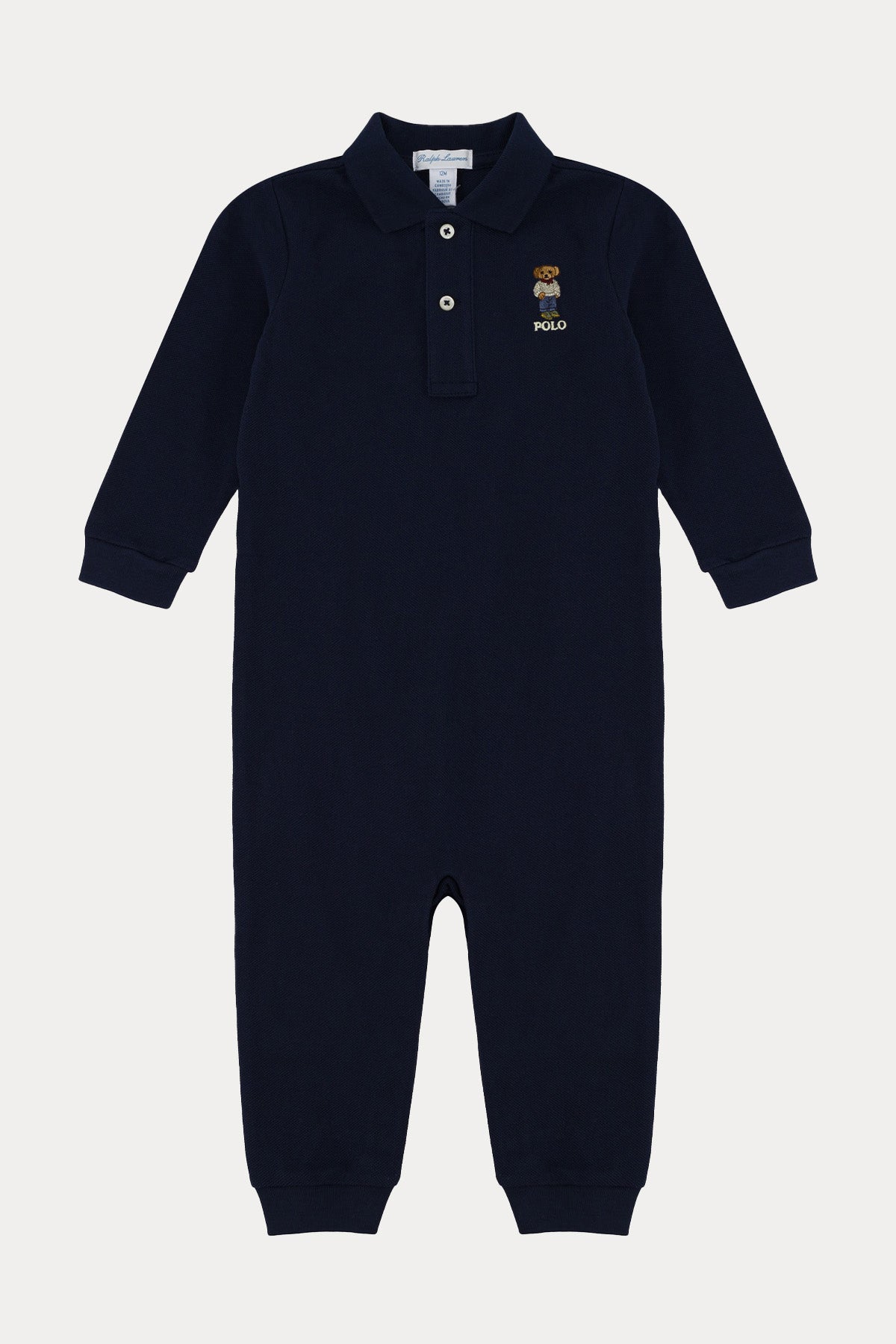 Polo Ralph Lauren Kids 6-9 Aylık Erkek Bebek Polo Bear Tulum