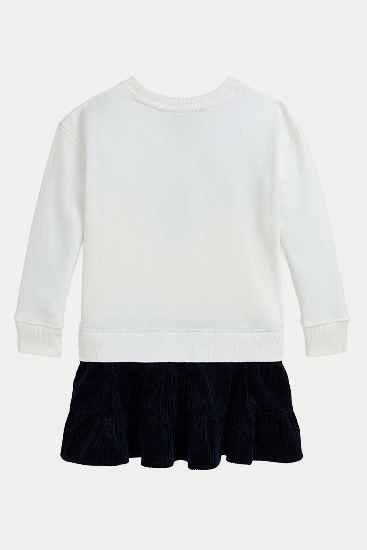 Polo Ralph Lauren Kids 3-6 Yaş Kız Çocuk Pony Logolu Sweatshirt Elbise