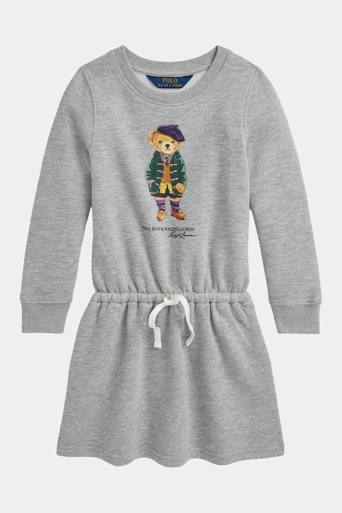 Polo Ralph Lauren Kids 4-6 Yaş Kız Çocuk Polo Bear Sweatshirt Elbise