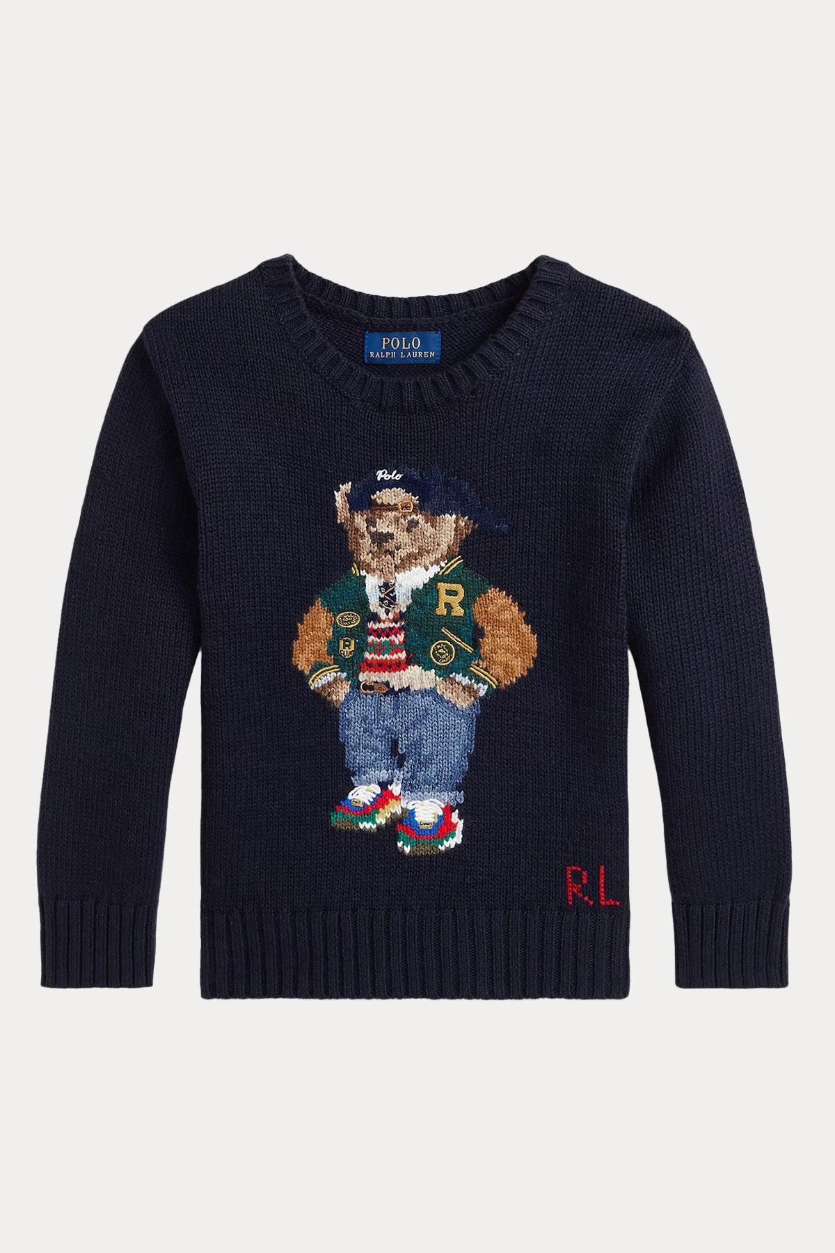 Polo Ralph Lauren Kids 3 Yaş Unisex Çocuk Örgü Polo Bear Triko