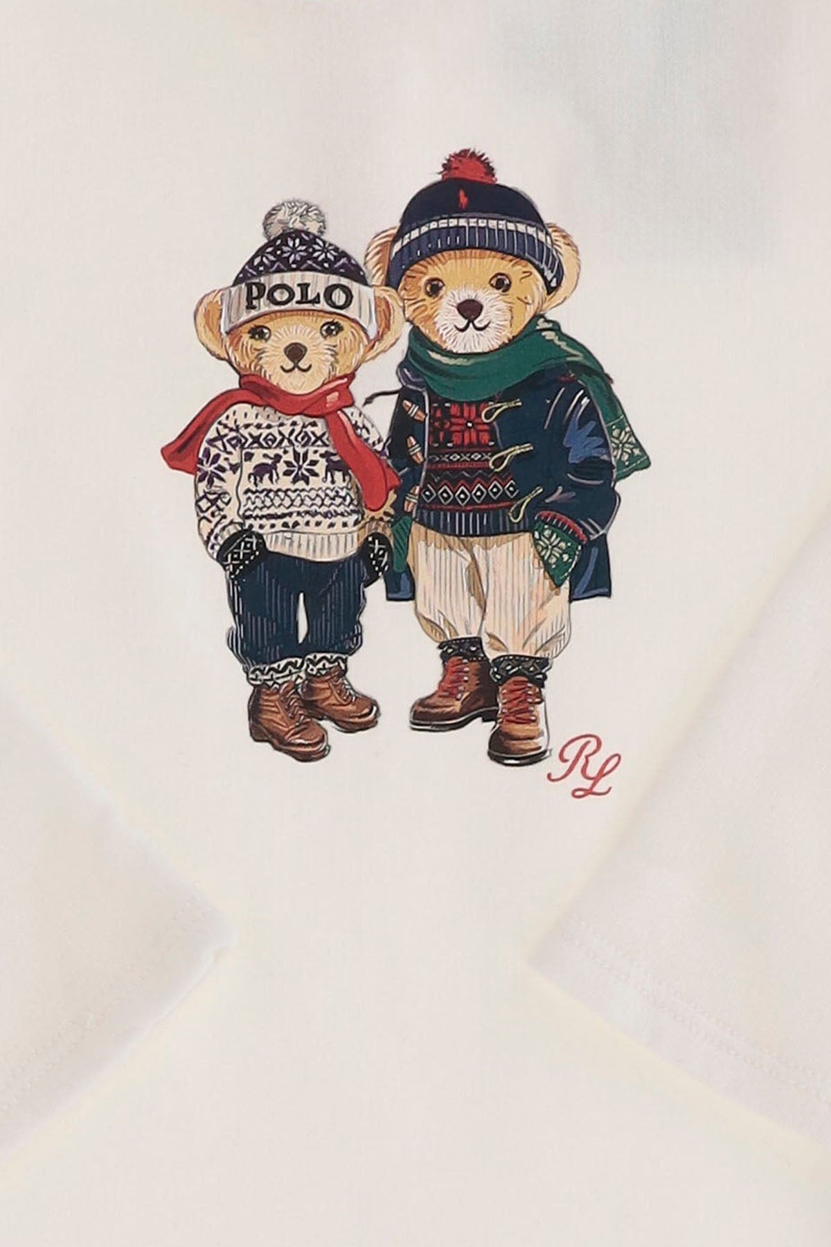 Polo Ralph Lauren Kids 12-18 Aylık Kız Bebek Polo Bear Şortlu Sweatshirt Elbise