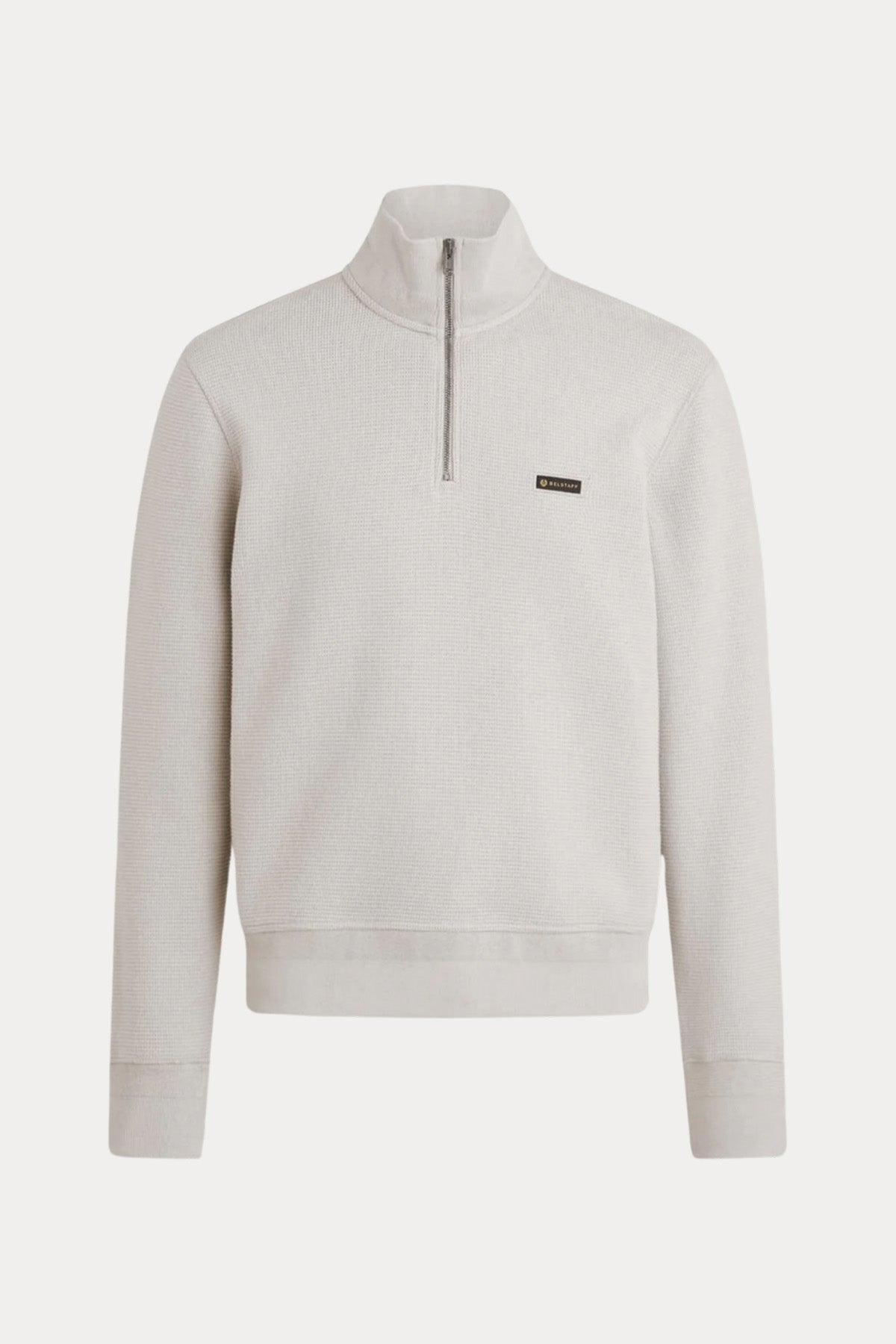 Belstaff Dik Yaka Yarım Fermuarlı Sweatshirt