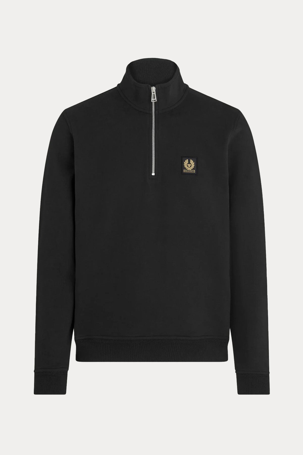 Belstaff Dik Yaka Yarım Fermuarlı Sweatshirt