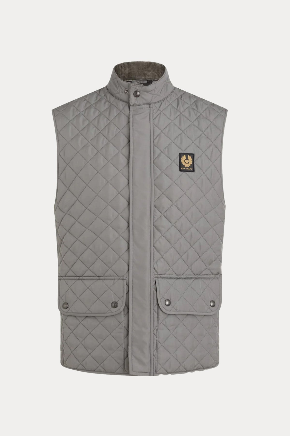 Belstaff Icon Gilet Dik Yaka Kapitone Puffer Yelek