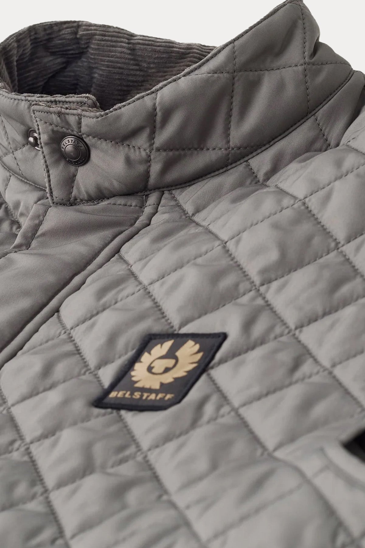 Belstaff Icon Gilet Dik Yaka Kapitone Puffer Yelek