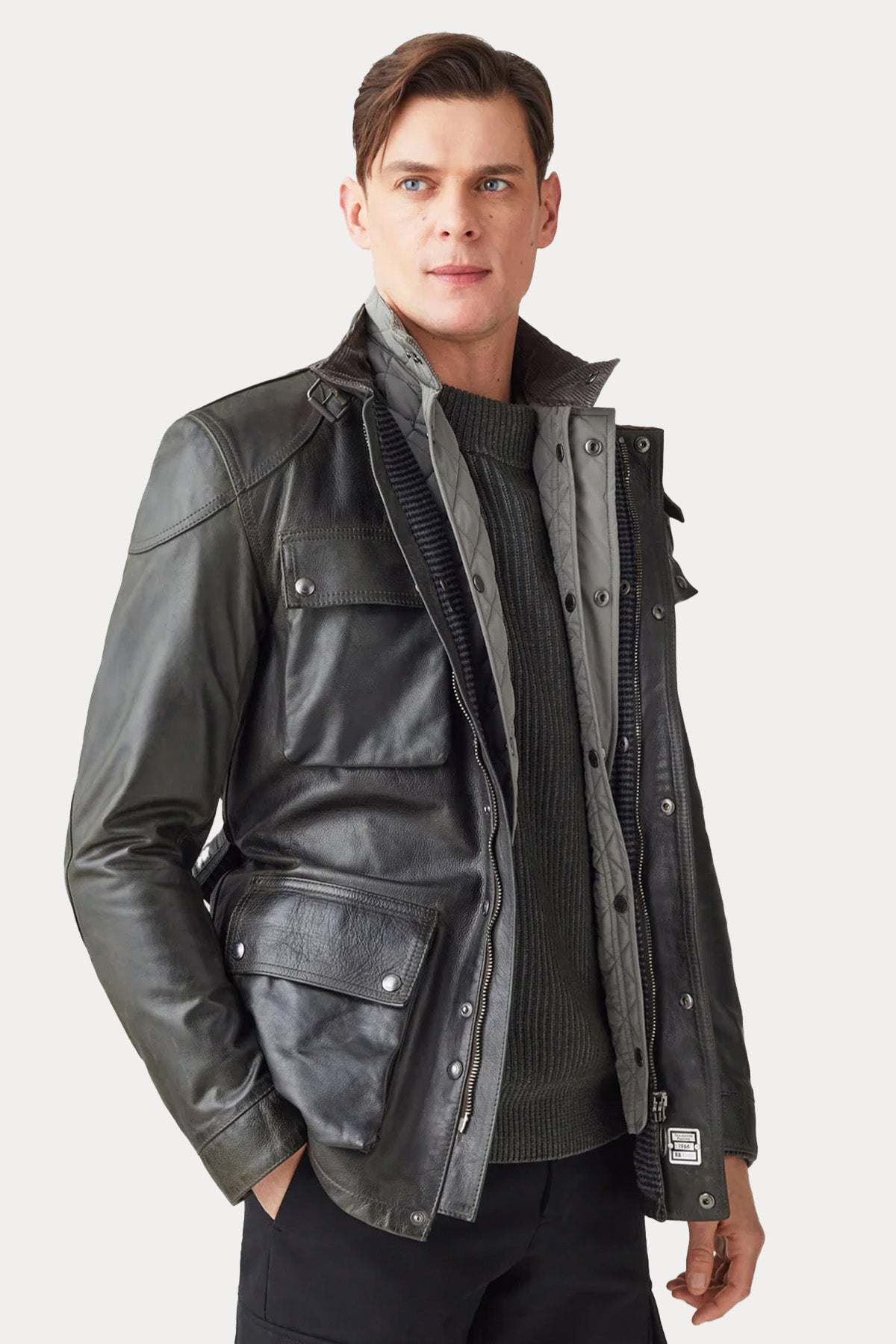 Belstaff Icon Gilet Dik Yaka Kapitone Puffer Yelek