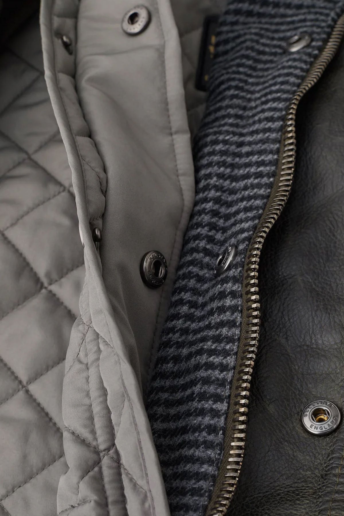 Belstaff Icon Gilet Dik Yaka Kapitone Puffer Yelek