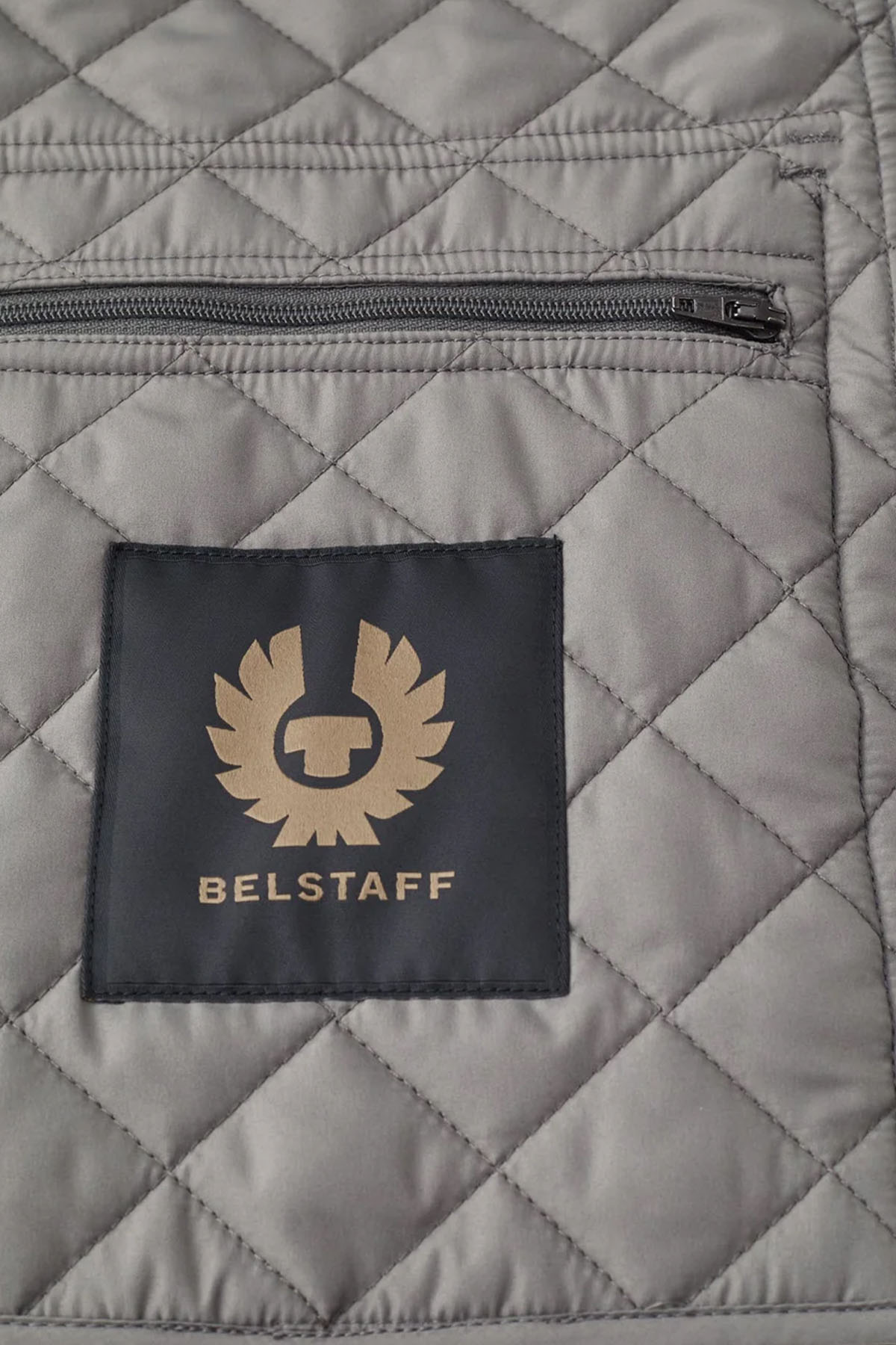 Belstaff Icon Gilet Dik Yaka Kapitone Puffer Yelek