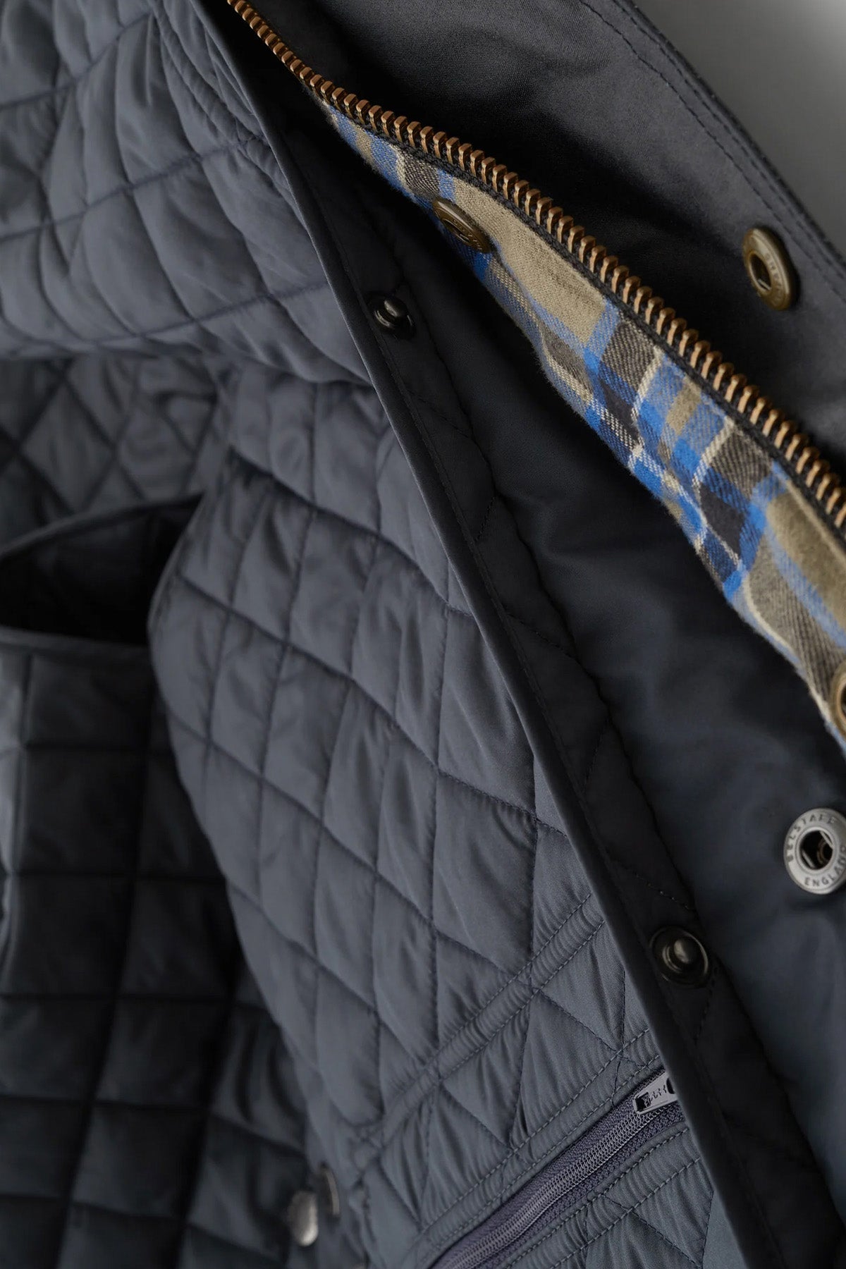 Belstaff Icon Gilet Dik Yaka Kapitone Puffer Yelek