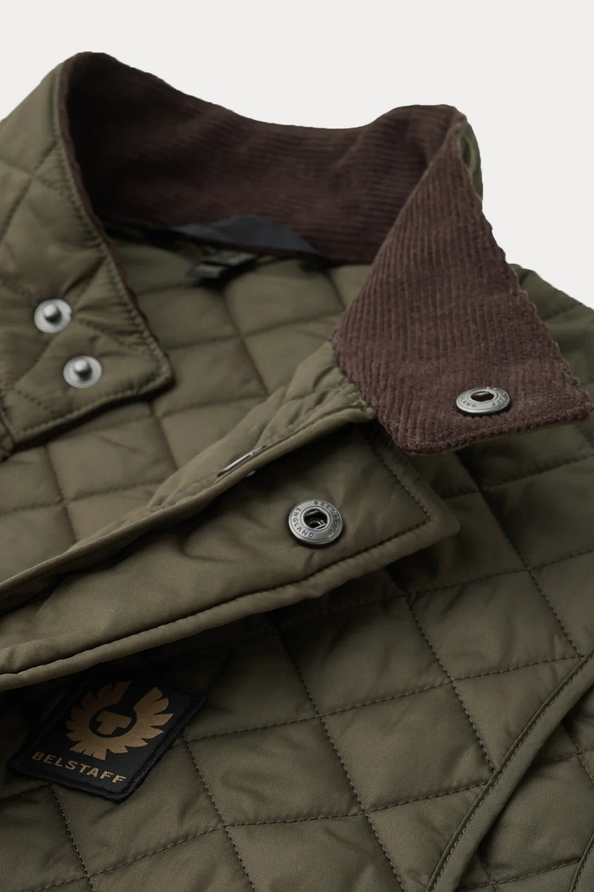 Belstaff Icon Gilet Dik Yaka Kapitone Puffer Yelek