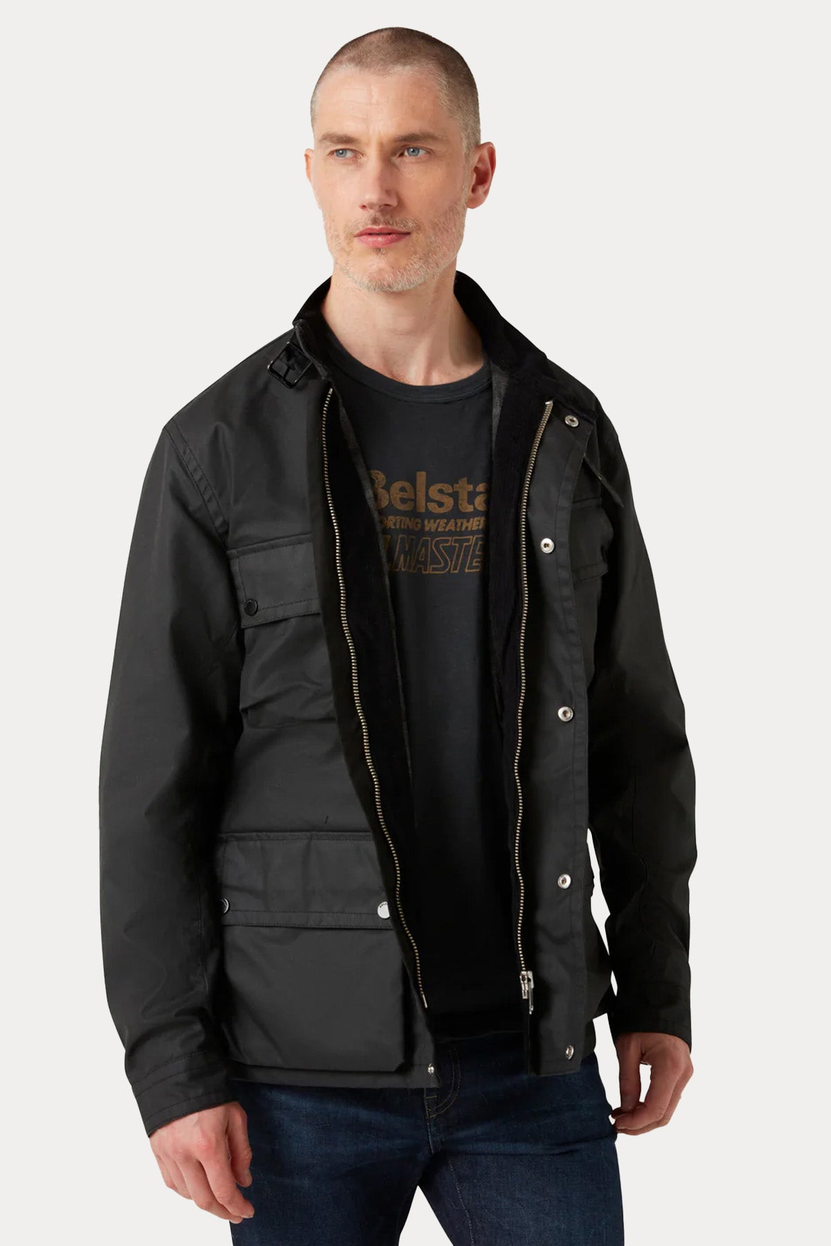 Belstaff Icon Trialmaster Kemerli Mumlu Kumaş Mont