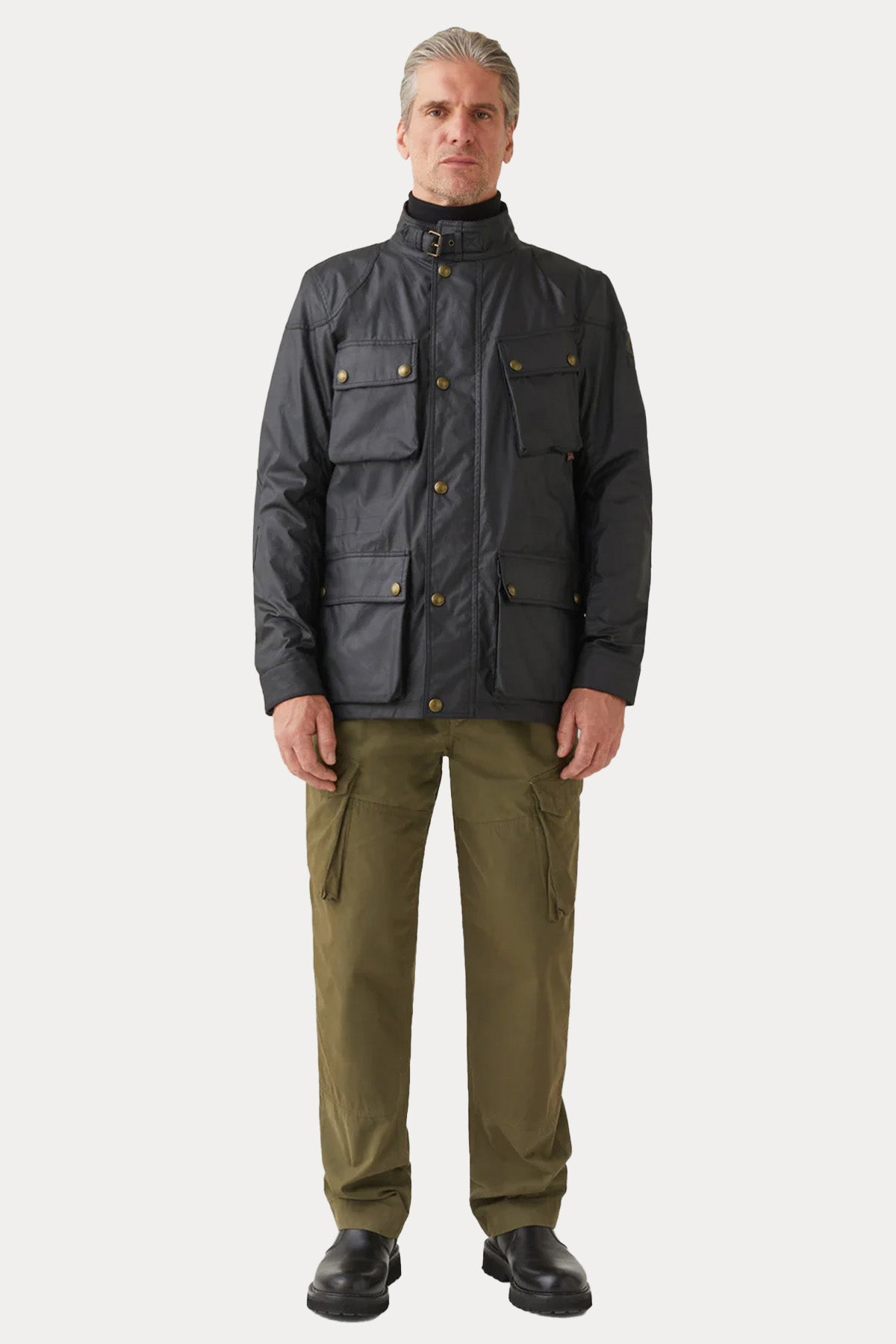 Belstaff Icon Fieldmaster Mumlu Kumaş Mont