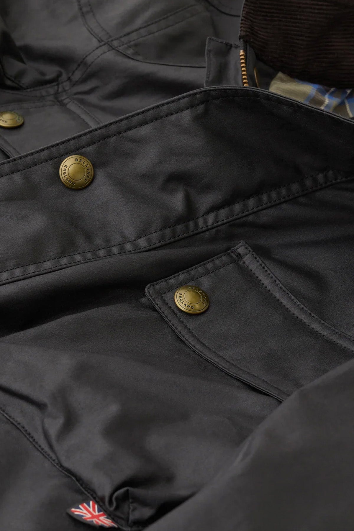 Belstaff Icon Fieldmaster Mumlu Kumaş Mont