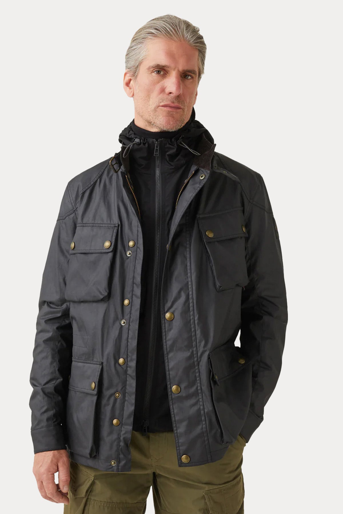 Belstaff Icon Fieldmaster Mumlu Kumaş Mont