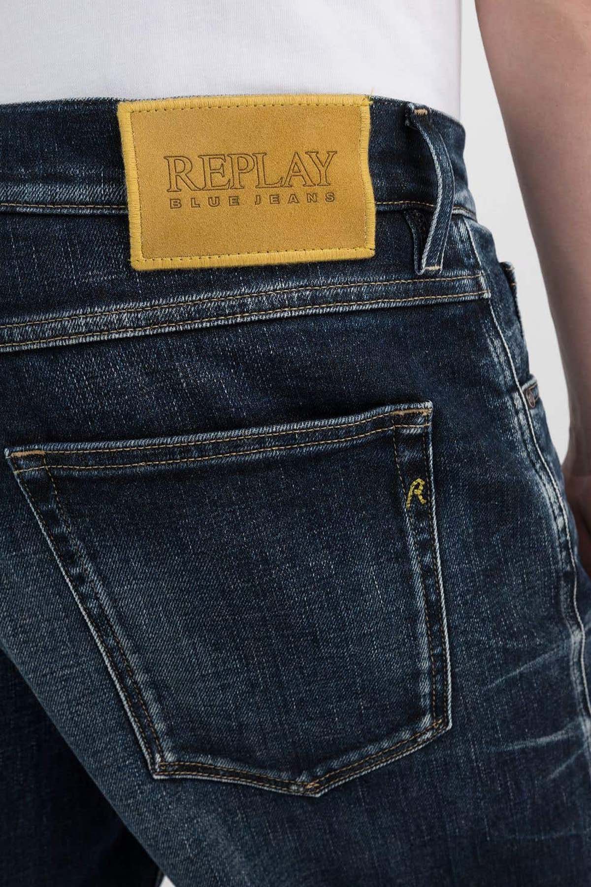 Replay Sandot Tapered Fit Yıkamalı Jeans