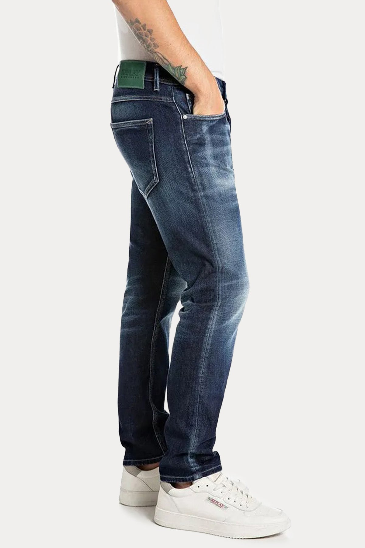 Replay Willbi Slim Fit Yıkamalı Jeans