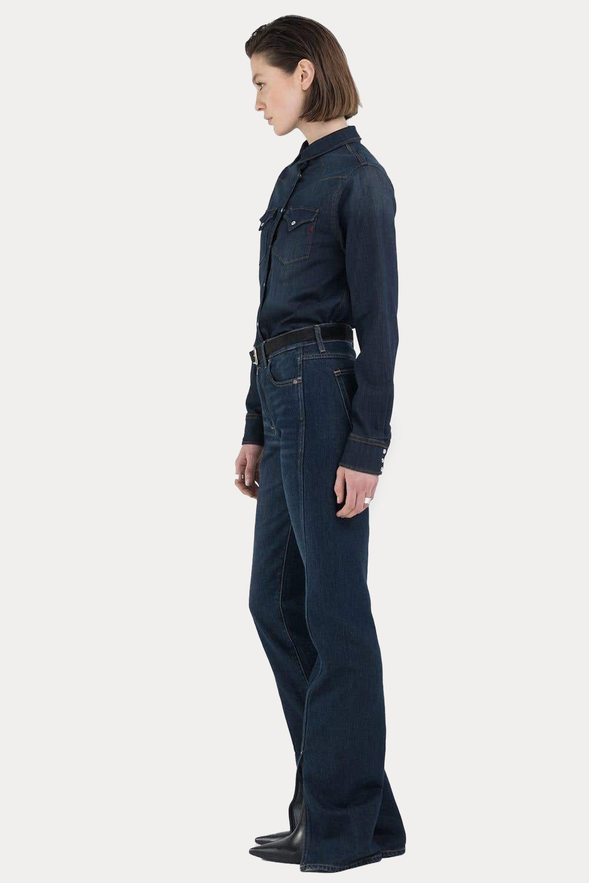 Replay Slim Fit Denim Gömlek