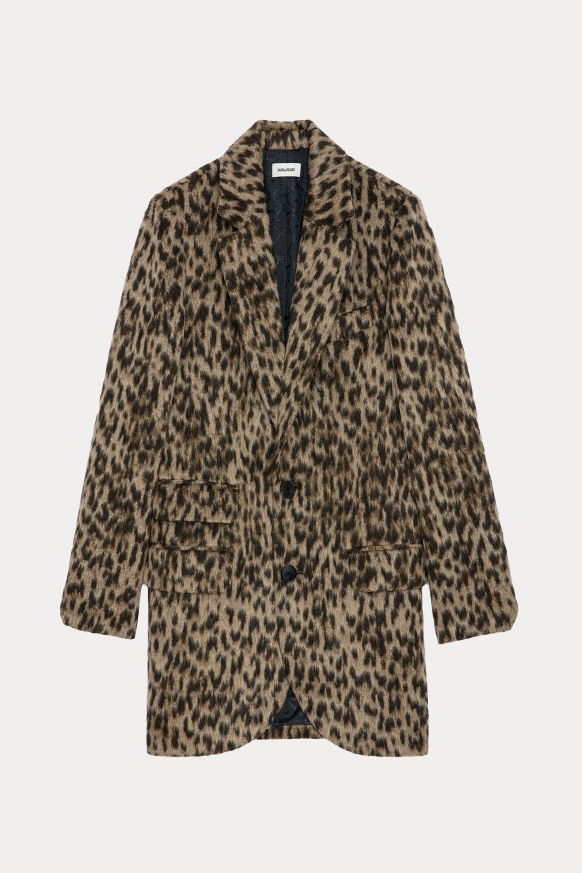 Zadig & Voltaire Leopar Desenli Blazer Ceket