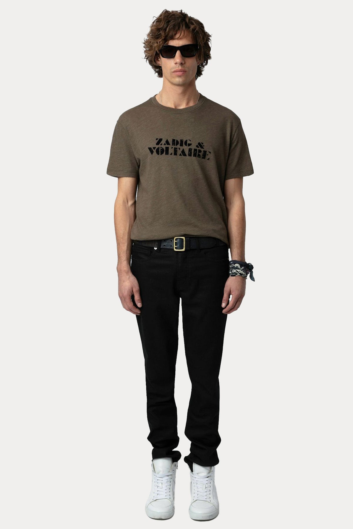 Zadig & Voltaire Yuvarlak Yaka Logolu T-shirt