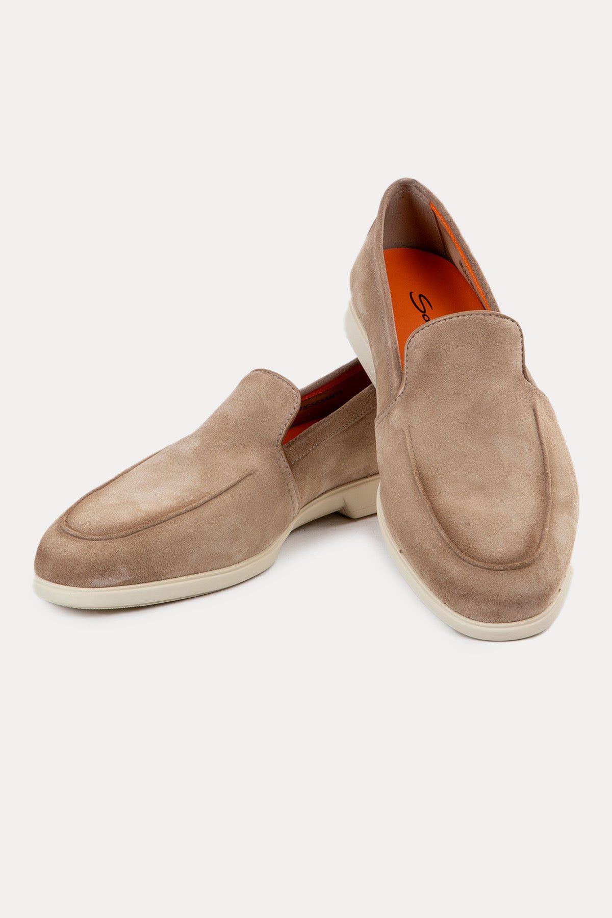 Santoni Süet Loafer Ayakkabı