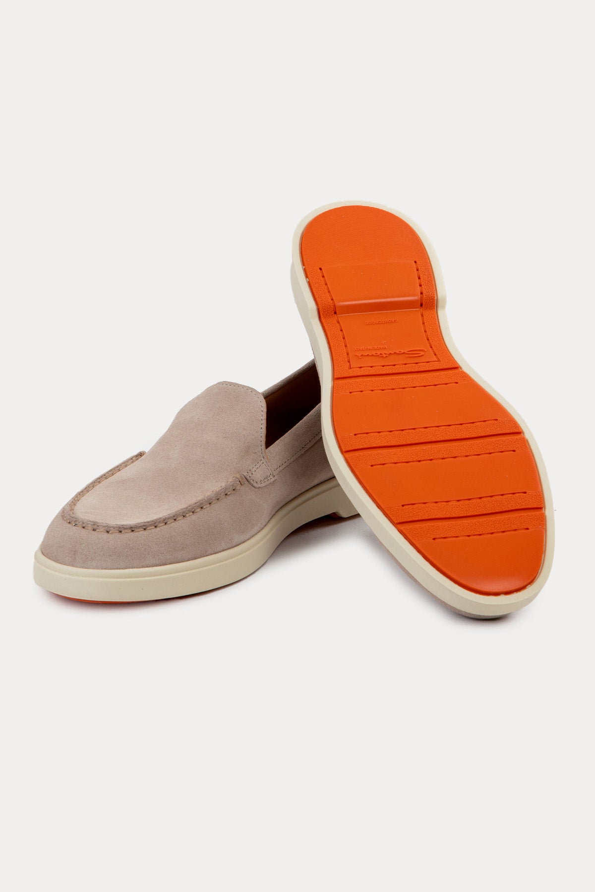 Santoni Süet Loafer Ayakkabı