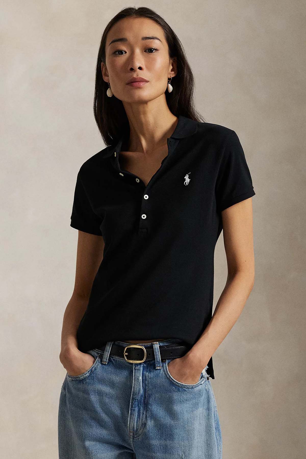 Polo Ralph Lauren Slim Fit Polo Yaka Streç T-shirt