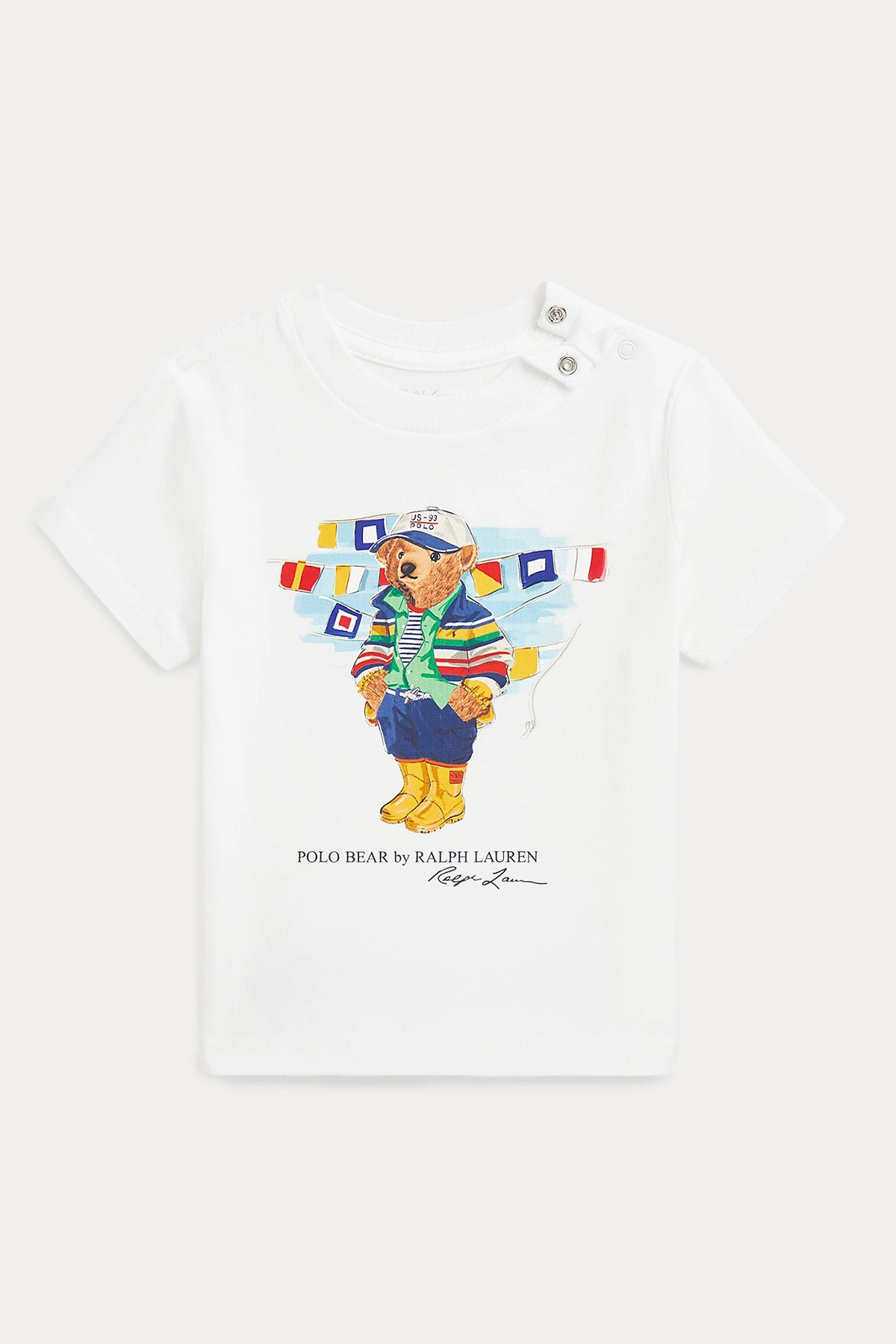 Polo Ralph Lauren Kids 18 Aylık Unisex Bebek Polo Bear T-shirt