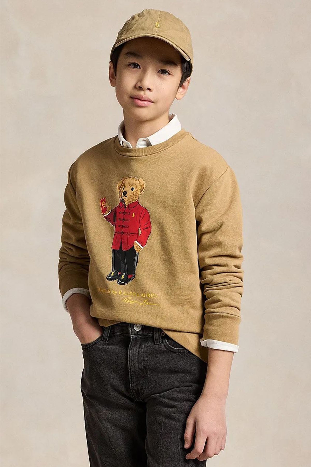 Polo Ralph Lauren Kids S-L Beden Unisex Çocuk Polo Bear Sweatshirt