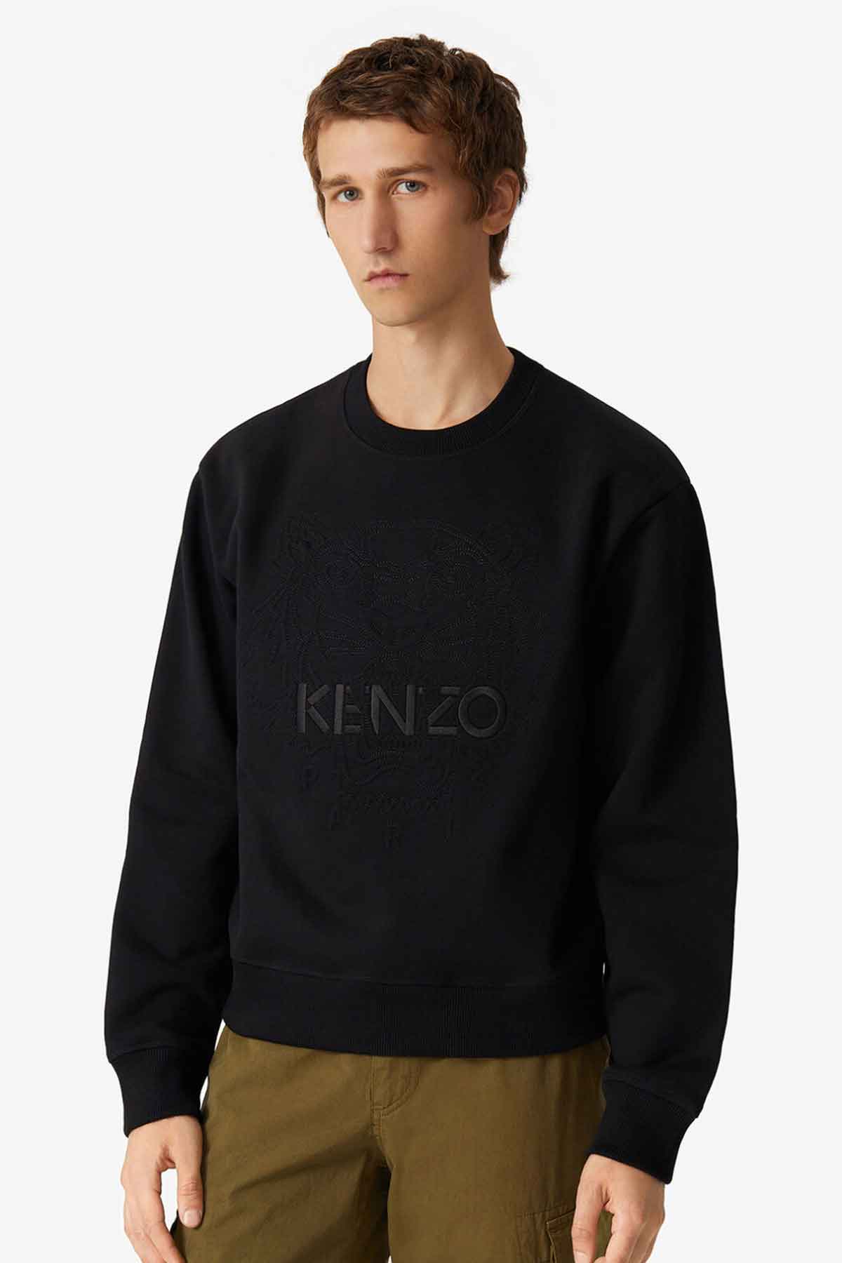 Kenzo Kaplan Logolu Sweatshirt FA65SW1134XI 99