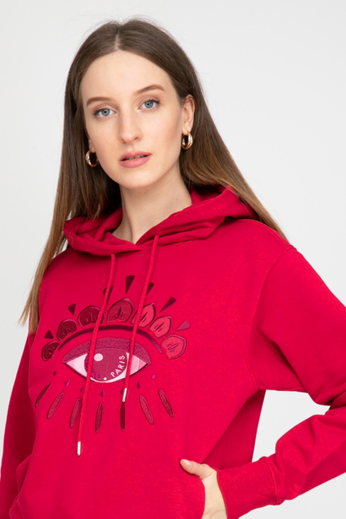 Kenzo Göz Kapüşonlu Sweatshirt-Libas Trendy Fashion Store