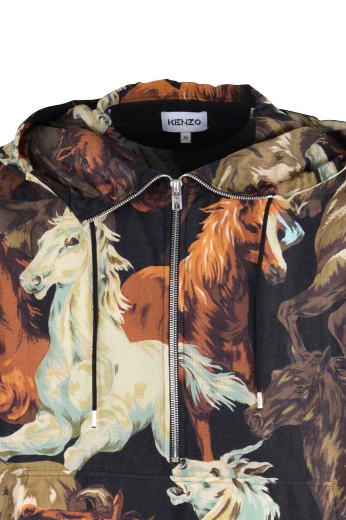 Kenzo Horses Anorak Sweatshirt-Libas Trendy Fashion Store