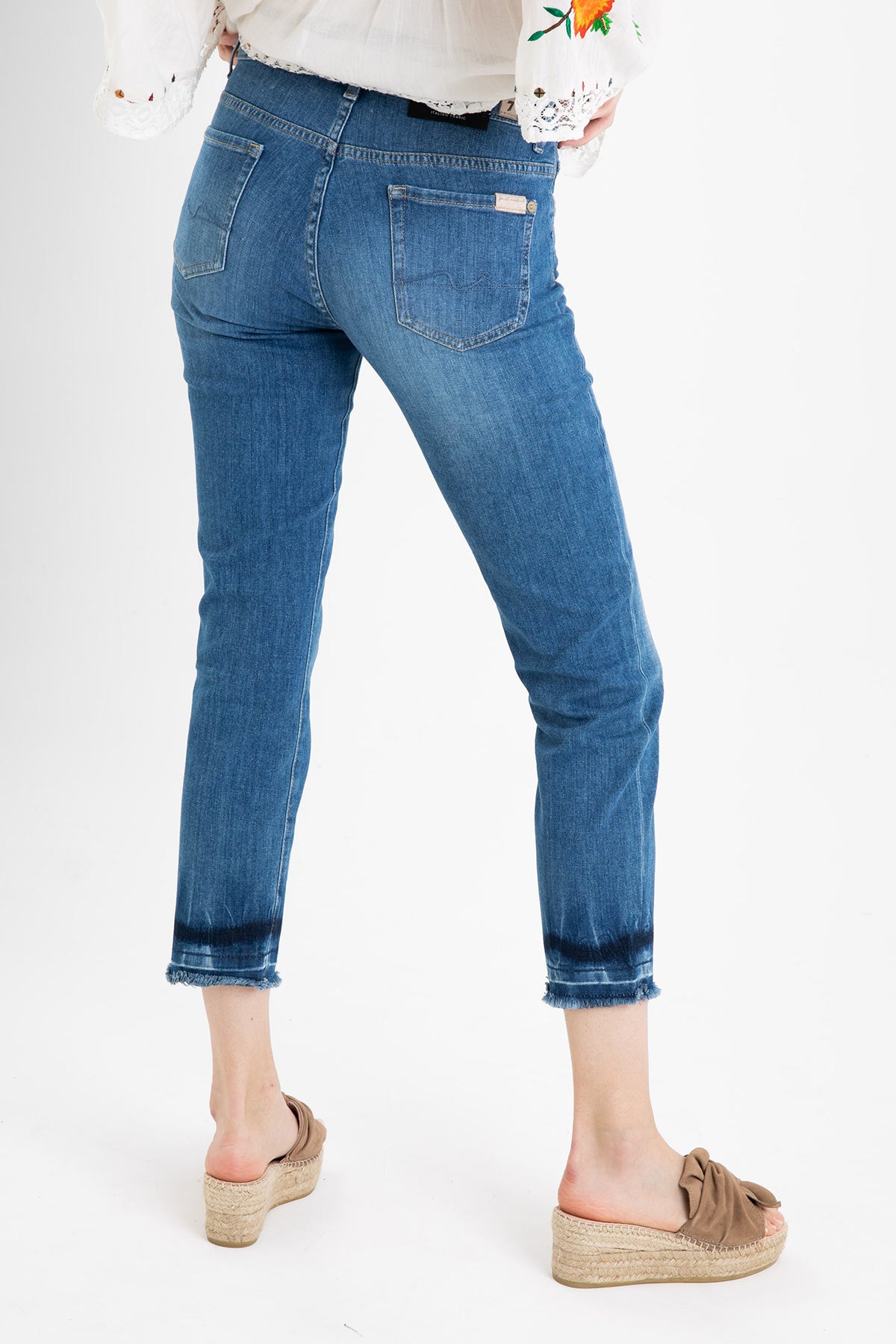 7 For All Mankind Roxanne Ankle Slim Fit Jeans-Libas Trendy Fashion Store