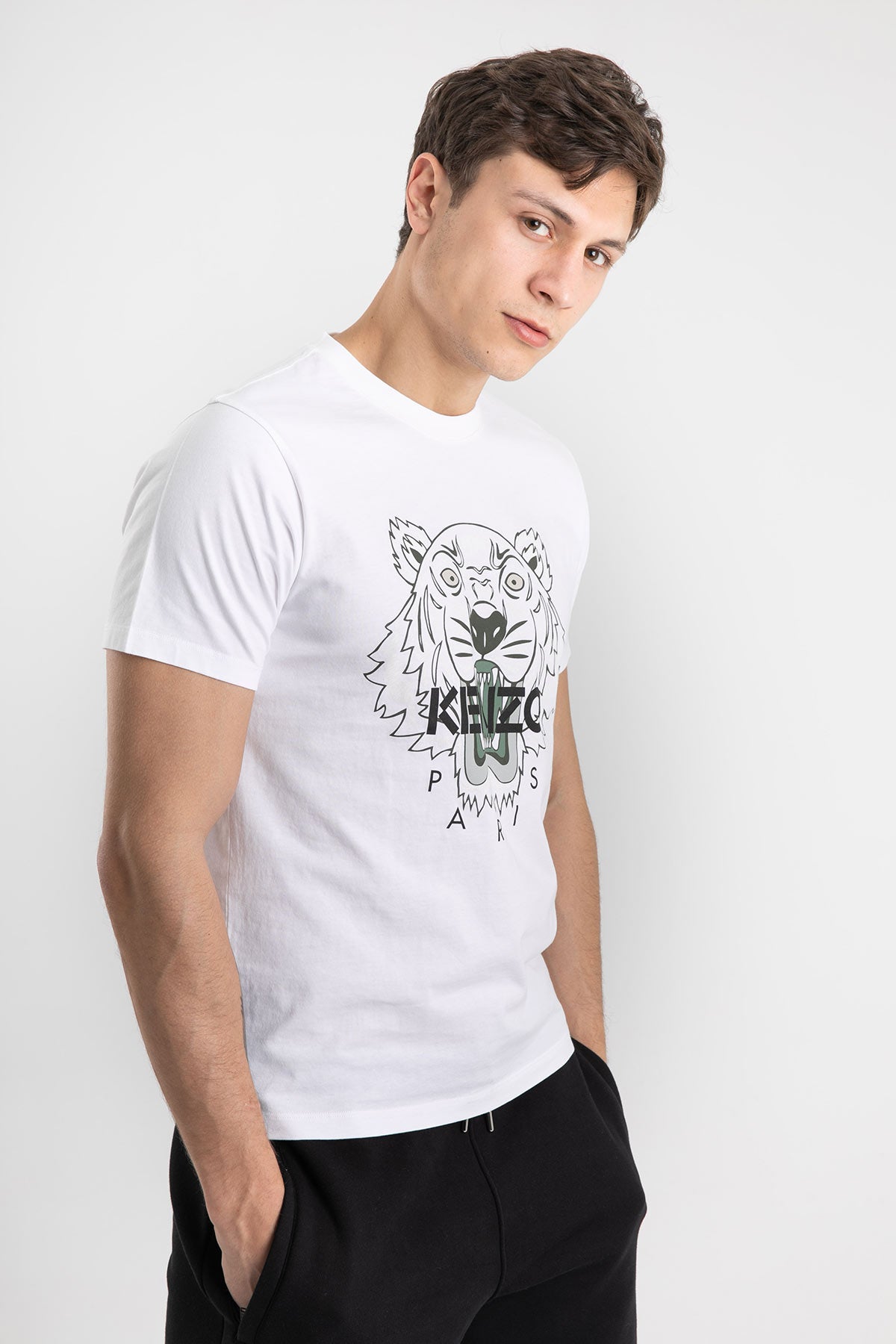 Kenzo Kaplan Logolu T-shirt-Libas Trendy Fashion Store