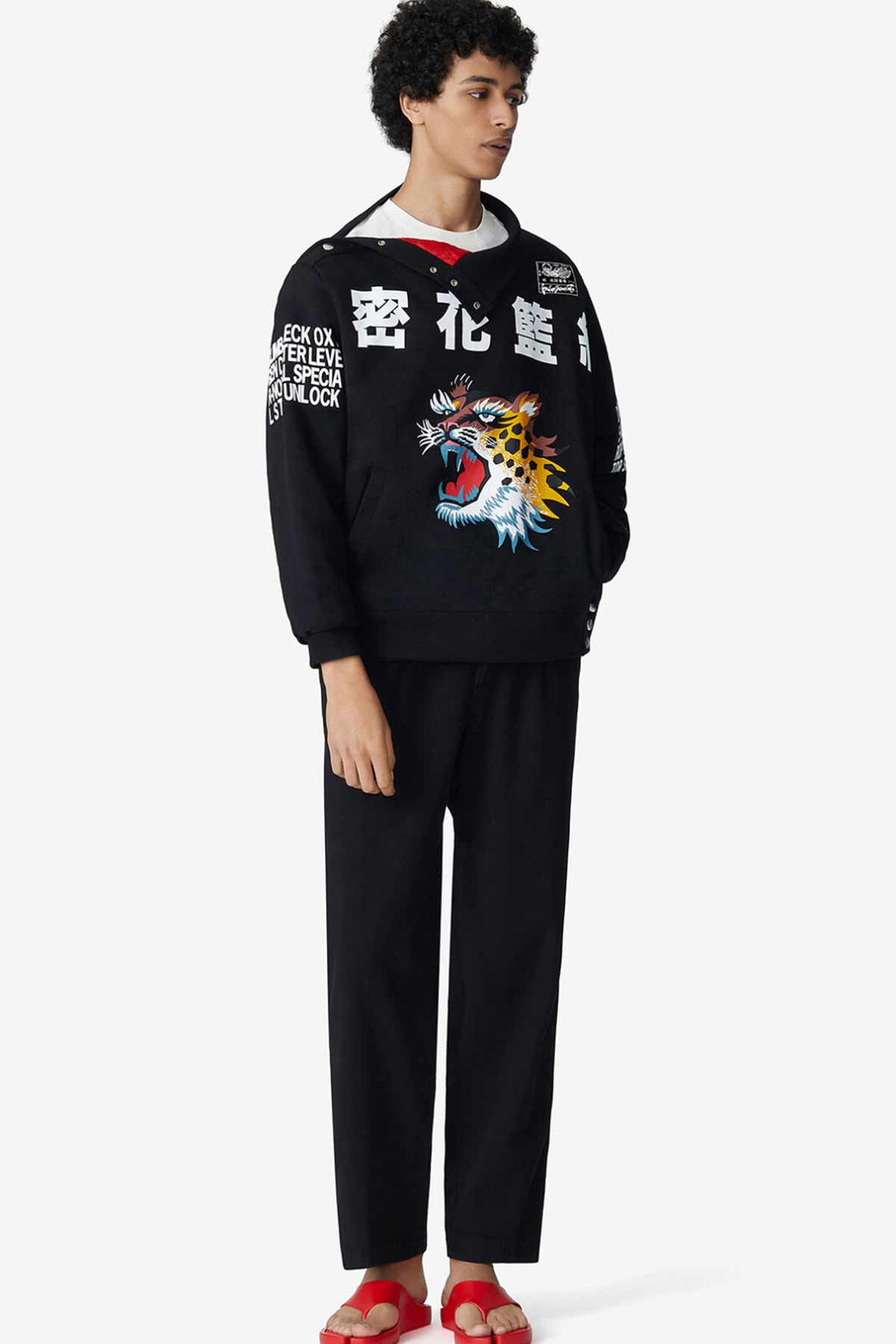 Kenzo İçi Dolgulu Çita Logolu Sweatshirt-Libas Trendy Fashion Store